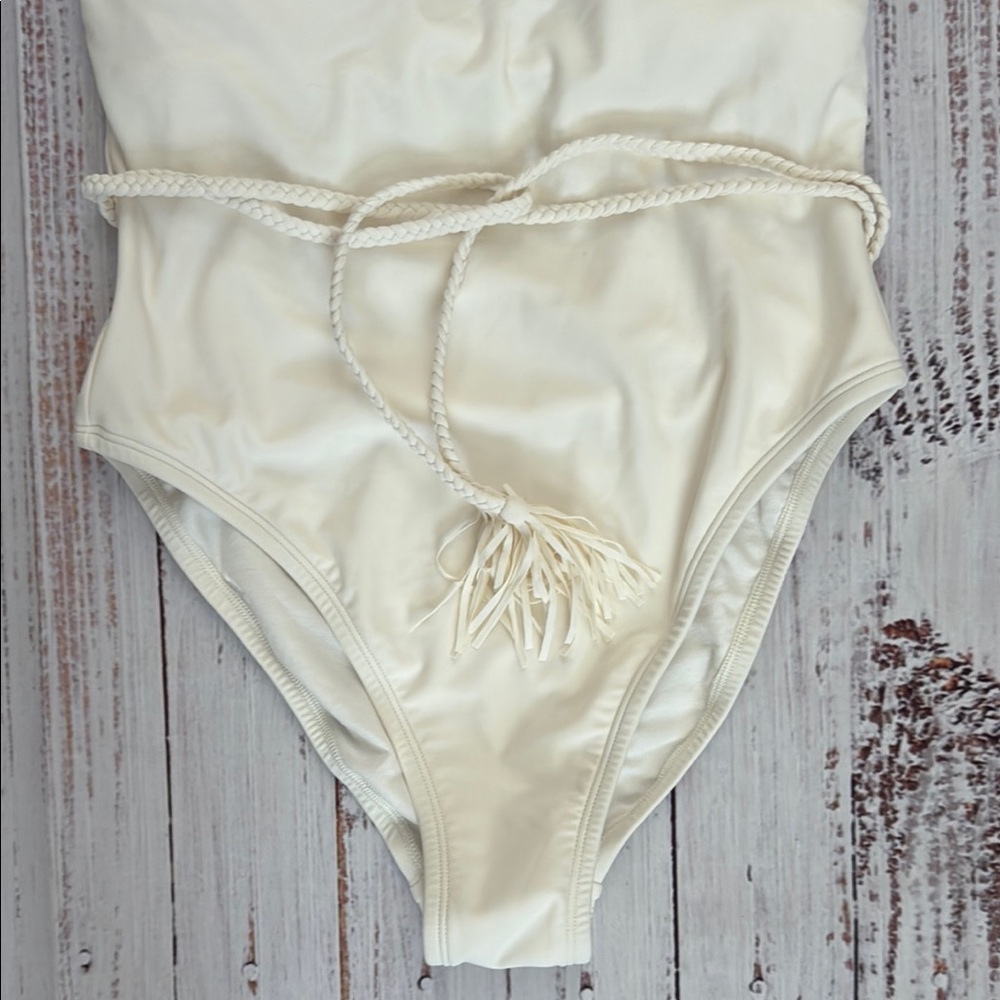 Shade & Shore Cream One Piece Swimsuit - Picture 7 of 12